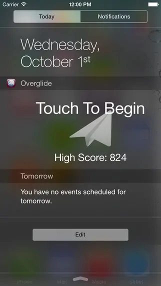 Steve – The Jumping Dinosaur' is a simple game you can play from the iOS  Notification Center