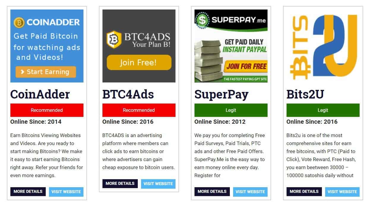 Best site for earn bitcoin